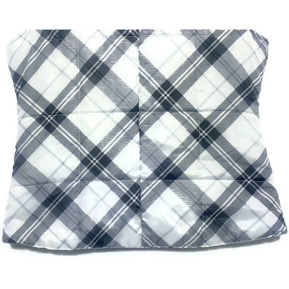 Izod 1937 Vest Women's Size Medium Soft Shell Black and White Plaid - Picture 6 of 6